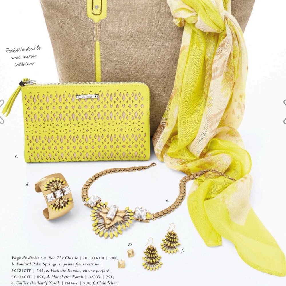 Stella & Dot | Citrine Double Clutch - Picture 12 of 15